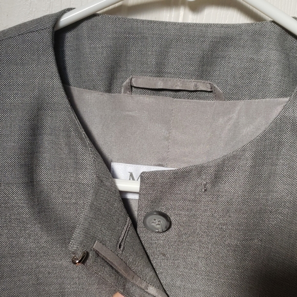 Gray MaxMara Jacquard Jacket Blazer - Picture 4 of 4